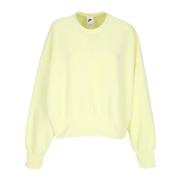 Luminous Green Crewneck Sweatshirt Plush Mod