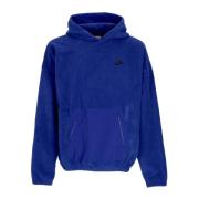 Polar Fleece Hoodie Dyb Blå/Sort