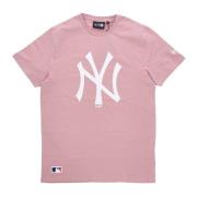 Yankees Baseball Tee Rose/Hvid