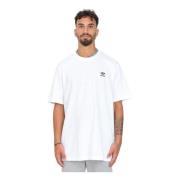 Klassisk Trefoil Logo Hvid T-shirt