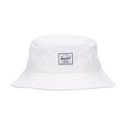 Hvid Bomuld Bucket Hat med Ventilation