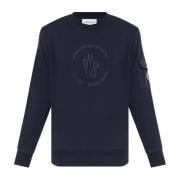 Sweatshirt med logo