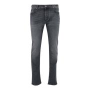 Stretch Cotton Denim Slim Fit Jeans