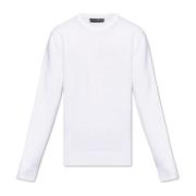 Sweater med broderet logo