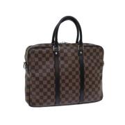 Pre-owned Canvas louis-vuitton-tasker