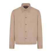 Cashmere Blend Shirt Jacket