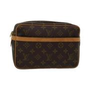 Pre-owned Coated canvas louis-vuitton-tasker