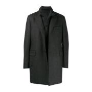 Slim Fit Double-Breasted Coat