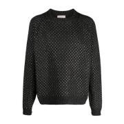 Studded Crew Neck Pullover