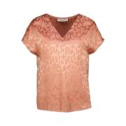 Peach Napoli Top