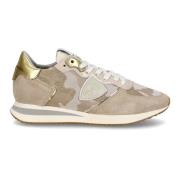 Gylden Solnedgang Jacquard Sneakers Kvinder