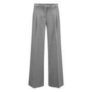 Artistic Wool Blend Wide Leg Pants