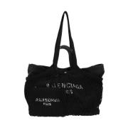 Canvas Tote Taske med Logo Print