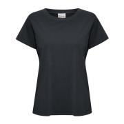 Sort Tee Top Hannemw T-Shirts