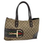 Pre-owned Canvas gucci-tasker