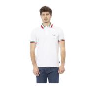 Tricolor Polo T-shirt med korte ærmer