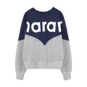 Blå Logo Sweaters