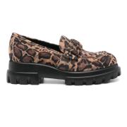 Leopard Print Loafers