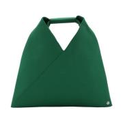 Grøn Emerald Læder Tote Bag