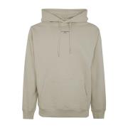 Klassisk Lomme Slogan Hoodie