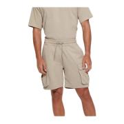 Cargo shorts - Beige, lige pasform