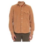 Brun Corduroy Overshirt Skjorte