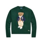 Strikket Polo-Bear Uld Jumper Pullover