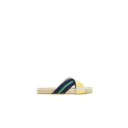 Stribet Grosgrain Shopping Espadriller