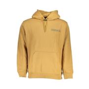 Beige Hættetrøje Fleece Komfort