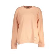 Elegant Pink Fleece Sweatshirt