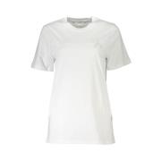 Broderet Rundhals T-shirt