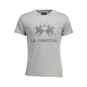 Elegant T-shirt med signaturprint