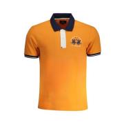 Orange Bomuld Polo Shirt Slim Fit