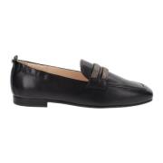 Læder Dames Loafers Elegant Stil