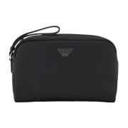 Sort Beauty Case med Eagle Placchetta