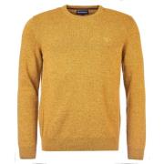 Klassisk Tweed Sweater med Broderet Skjold