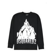 Sort Bomuld Sweatshirt SS22