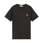 Kortærmet Slim Fit T-shirt (Sort)