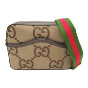 Pre-owned Canvas gucci-tasker