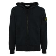 Blå Zip Hoodie Sweater