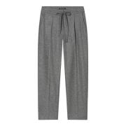 Slim Fit Wool Flannel Jogger Pants