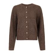 Brun Melange Cardigan Nuna Stil