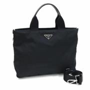 Pre-owned nylon prada-tasker