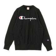 Sort Letvægts Crewneck Sweatshirt