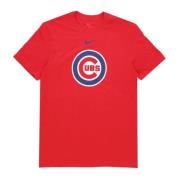 Chicago Cubs Logo Tee Rød