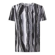 Trykt Rund Hals T-Shirt