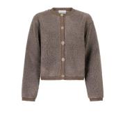 Fluffy Cardigan med Teddy Kvalitet