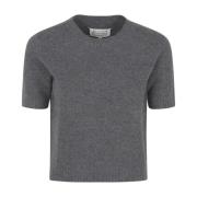 Crewneck Top i Minimalistisk Stil