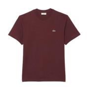 Herre Bomuld T-shirt Bordeaux