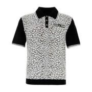 Chenille Polo Shirt med Broderi